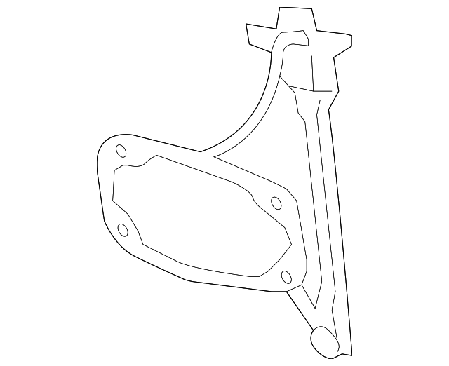 1K5-839-401-M Деталь WINDOW REGULATOR, LEFT