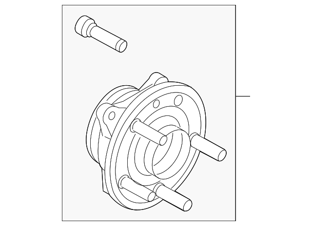 BT4Z-1104-B HUB, RIGHT