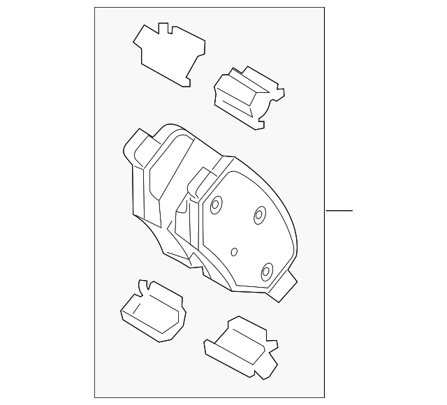 CT4Z-2200-A BRAKE PADS
