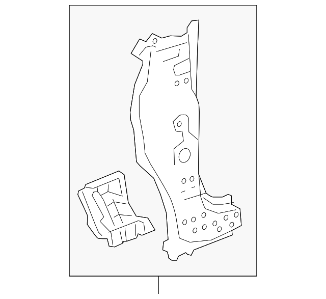 23453724 Деталь HINGE PLR REINF, RIGHT