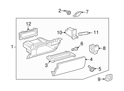 Land Cruiser GLOVE BOX