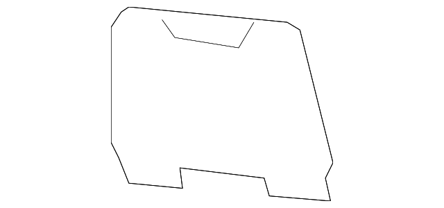 85753-3F000LK REAR PANEL TRIM COVER, LEFT