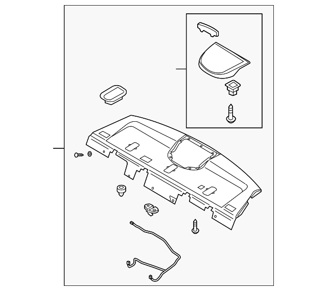 85610-3F050NF PKG TRAY TRIM