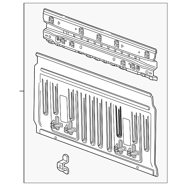 23224722 Деталь BACK PANEL
