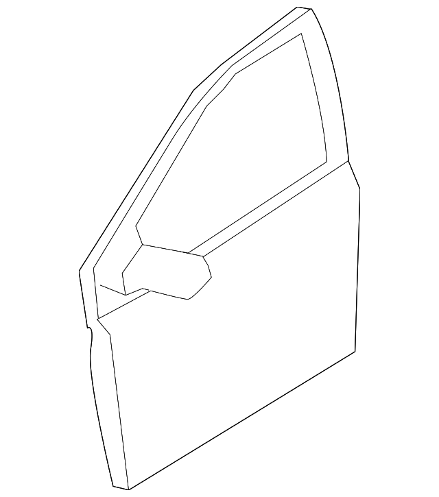 AT4Z-7820124-A Деталь DOOR SHELL, RIGHT