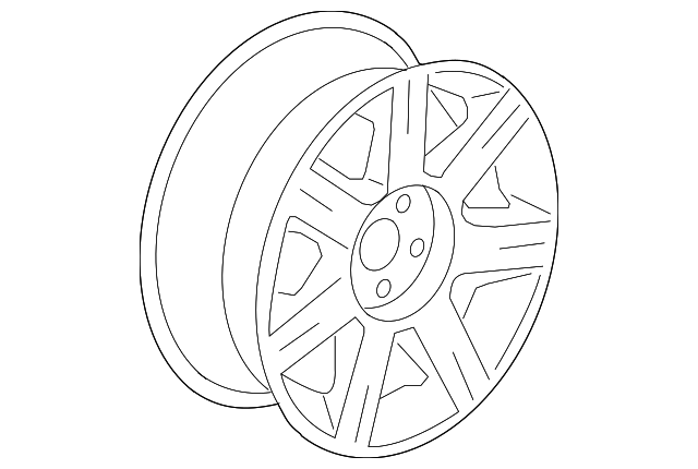 9596590 Деталь WHEEL, ALLOY