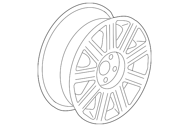 9597243 WHEEL, ALLOY