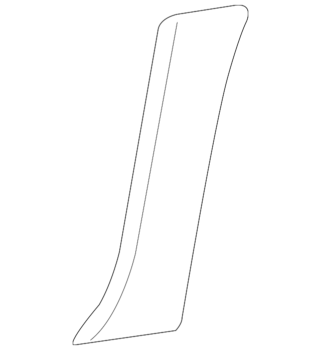 15838455 Деталь BODY SIDE MLDG, LEFT