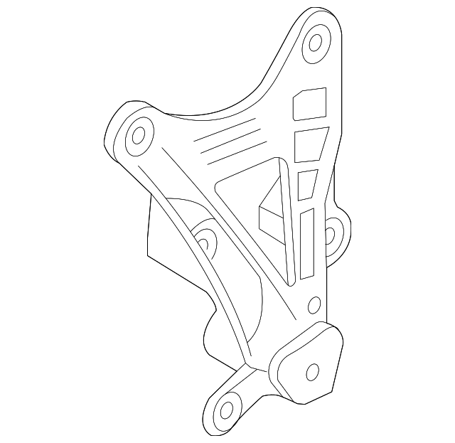 4H0-199-305 Деталь MOUNT BRACKET, LEFT