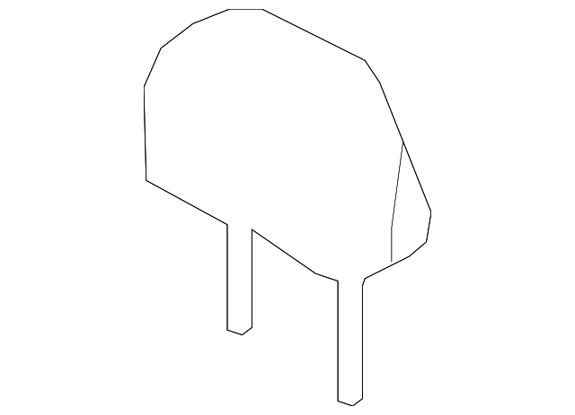 71910-02B40-B0 Деталь HEADREST, LEFT