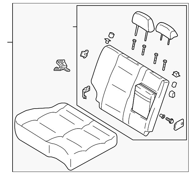 89004-3E011FC4 Деталь SEAT ASSY, RIGHT