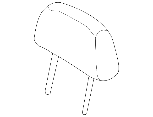 89700-3E001CF5 HEADREST, RIGHT