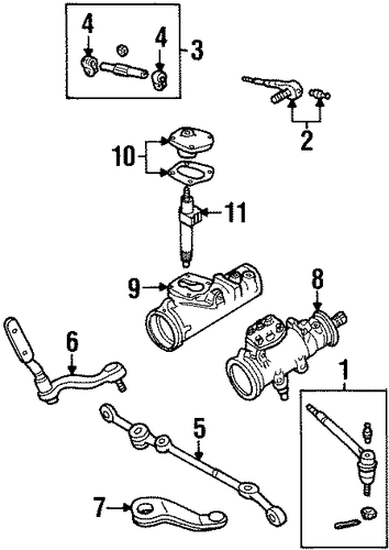 Hombre STEERING GEAR & LINKAGE 2