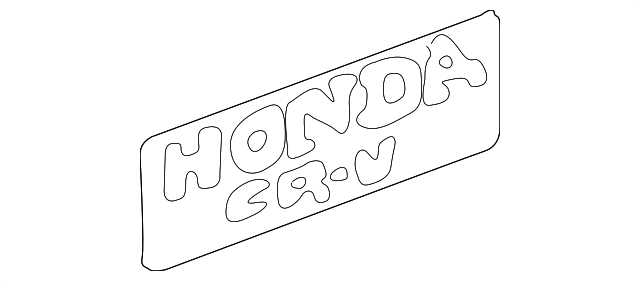 75723-S10-A01ZA Деталь STICKER (TYPEA) (HONDA CR-V)
