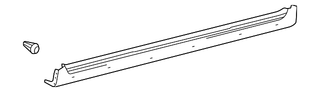 75852-07040 Деталь ROCKER MOLDING, LEFT