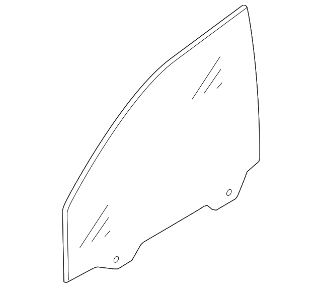96541676 DOOR GLASS, RIGHT