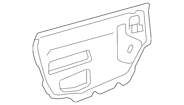 22774499 WATER DEFLECTOR, LEFT