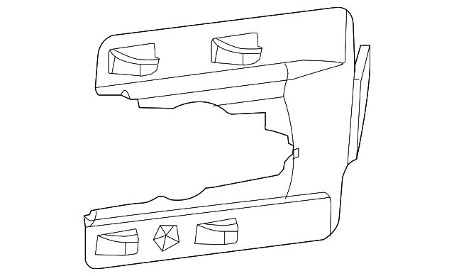 68145214AA Деталь REAR CAMERA BRACKET