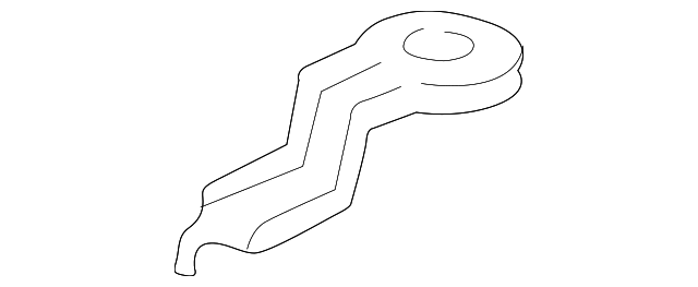 16533-74320 Деталь RADIATOR ASSY UPPER BRACKET, LEFT