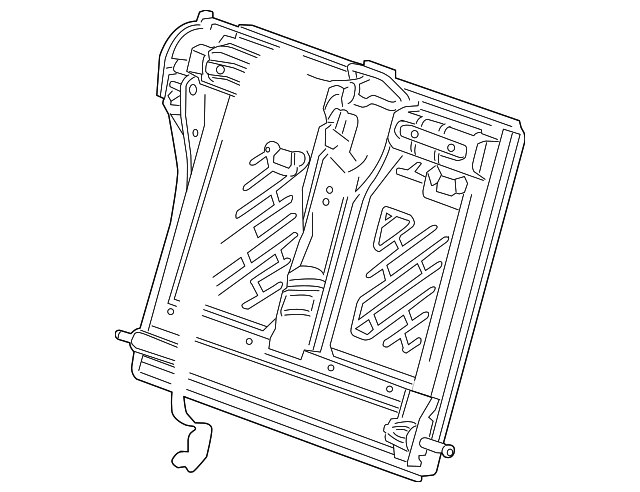13353801 Деталь SEAT BACK PANEL