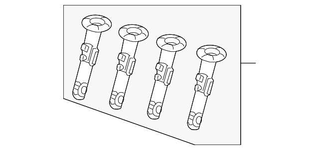 96958064 HEADREST GUIDE, LEFT