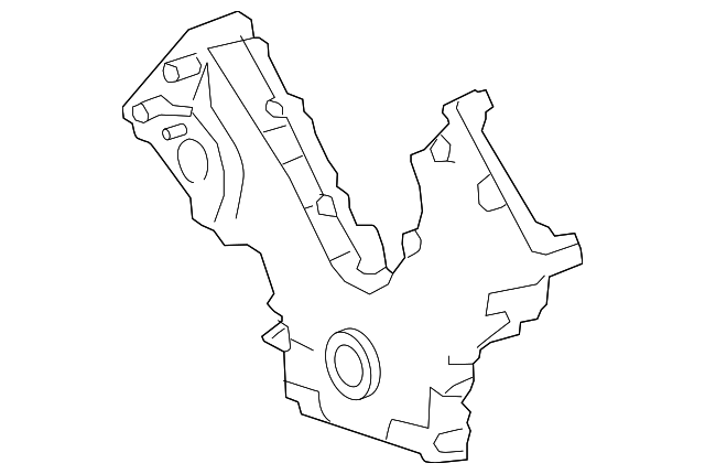 2W7Z-6019-AB TIMING COVER