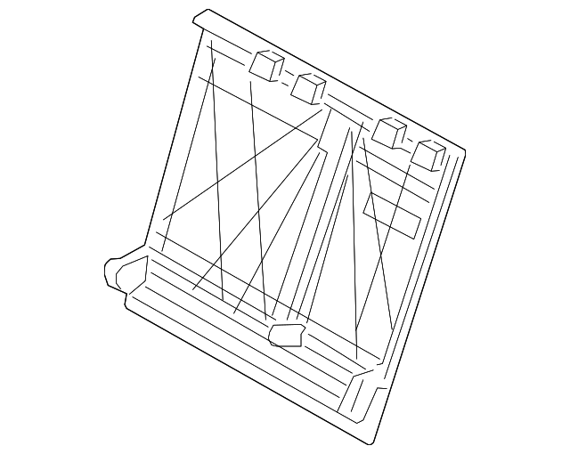 89410-3X700 Деталь SEAT BACK FRAME
