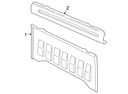 C2500 BACK PANEL