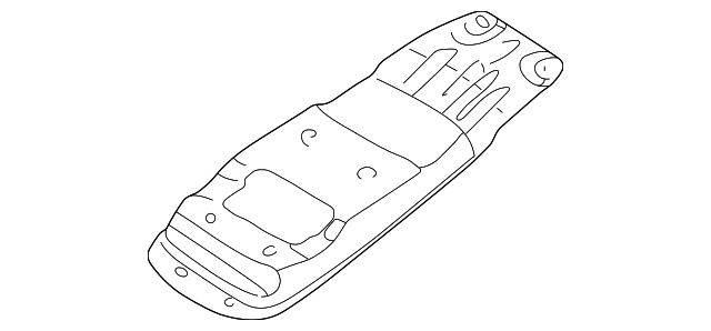 0K53E-5141X Деталь OVERHEAD CONSOLE BRACKET