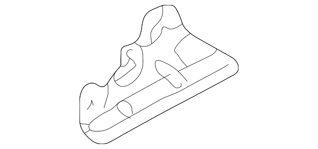 0K52Y-68034 Деталь ABSORBER, RIGHT