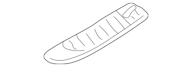 0K553-51322BCY Деталь GRILLE, LEFT