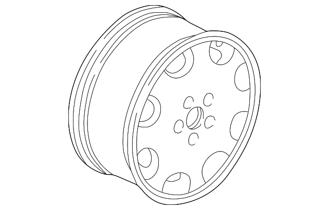 8D0-601-025-F-Z17 Деталь WHEEL, ALLOY