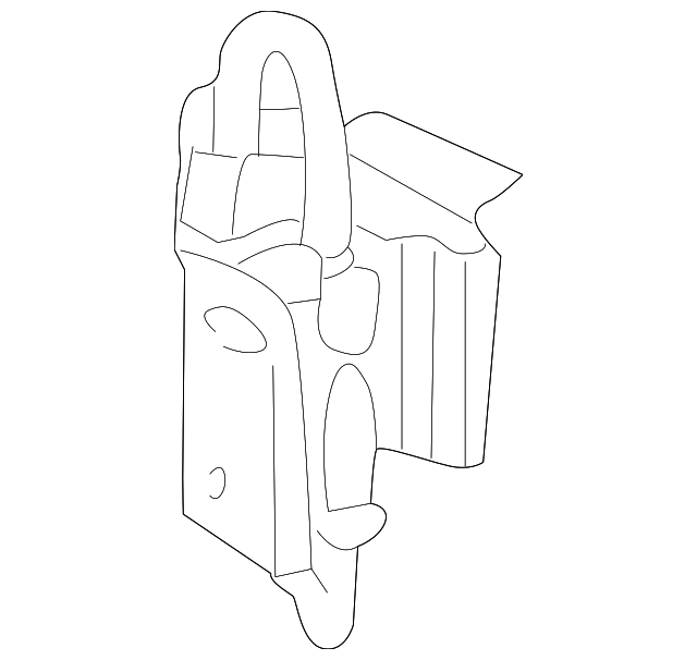 4B0831412 Деталь LOWER HINGE, RIGHT
