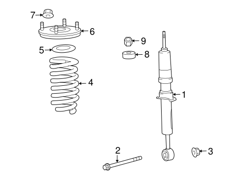 Land Cruiser STRUTS & COMPONENTS