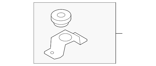 28114-2S100 Деталь AIR CLEANER ASSY MOUNT BRACKET
