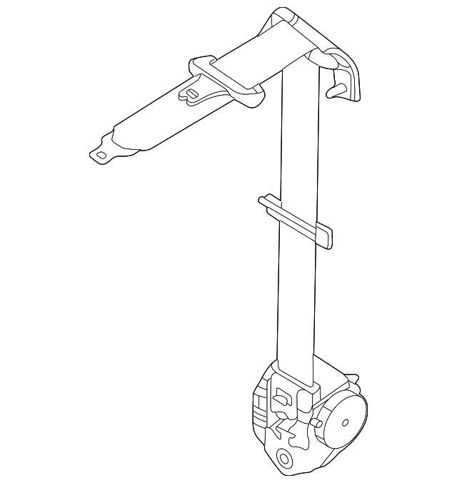BC3Z-25611B64-AA Деталь CENTER SEAT BELT