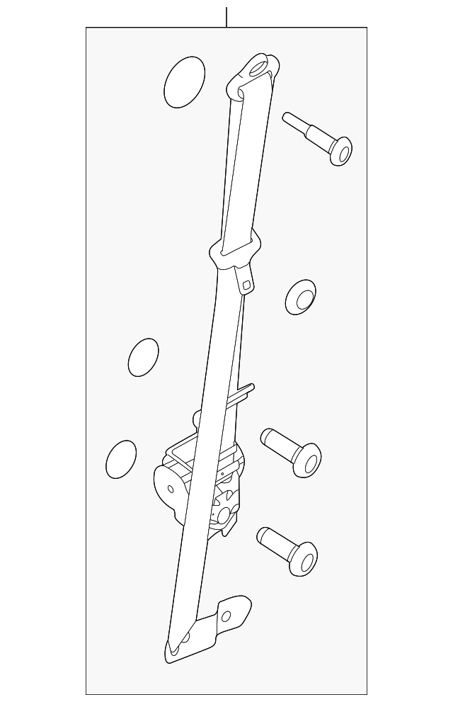 BC3Z-26611B68-AA Деталь SEAT BELT ASSY, RIGHT