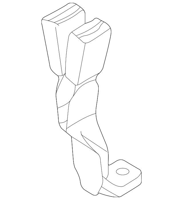 BC3Z-2660044-AA Деталь BUCKLE, RIGHT