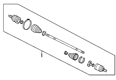 Azera AXLE SHAFTS & JOINTS