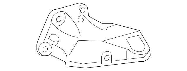 12302-31020 Деталь MOUNT BRACKET, LEFT
