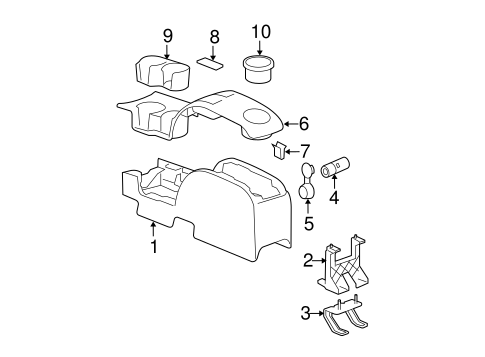HHR REAR CONSOLE