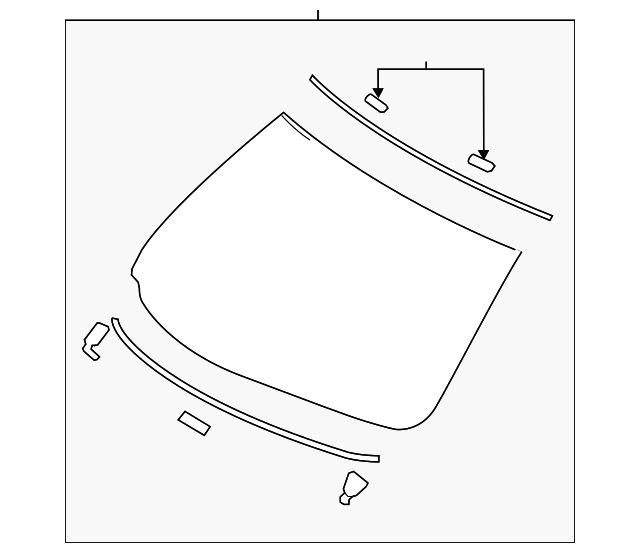 G27001MA0A Деталь WINDSHIELD
