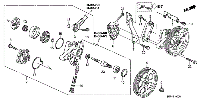 TL P.S. PUMP - BRACKET