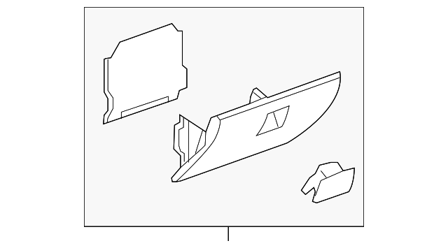 15818682 GLOVE BOX DOOR