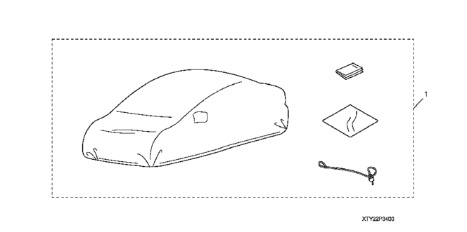 ACCESSORIES/CAR COVER for 2014 Acura RLX #1