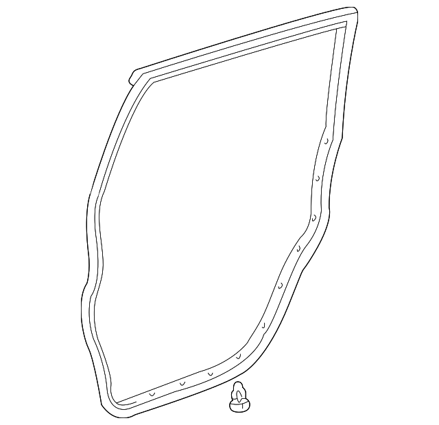 67871-48020 Деталь DOOR W'STRIP, RIGHT