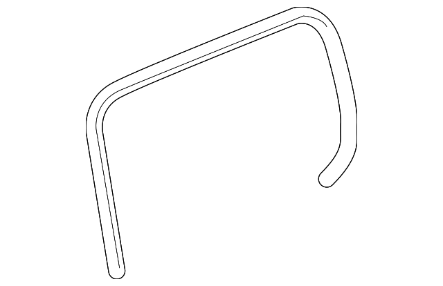 93355110 Деталь GLASS W'STRIP, LEFT