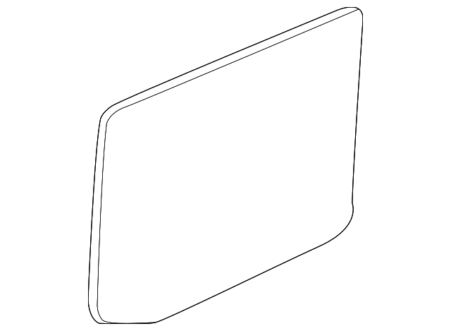 93355088 Деталь DOOR GLASS, RIGHT
