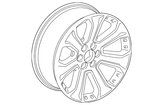19301190 Деталь WHEEL, ALLOY