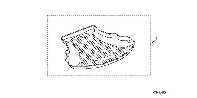 ACCESSORIES/TRUNK TRAY for 2010 Honda ACCORD COUPE #1